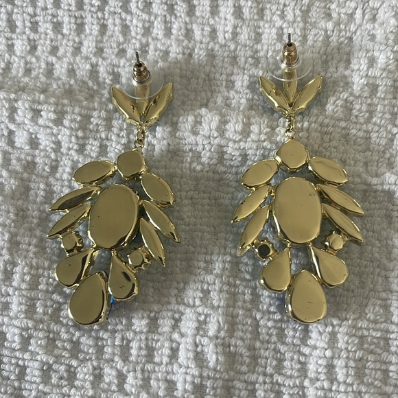 Pageant, prom earrings greens and blues - Picture 2 of 2